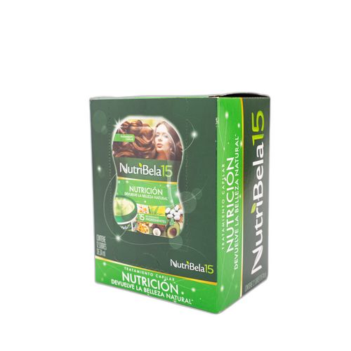 Tratamiento Capilar Nutribela Nutrición Caja X 12 Sobre 24 Ml Quala
