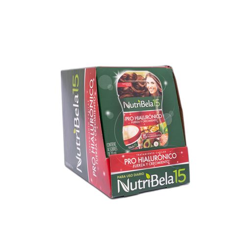 Tratamiento Capilar Nutribela Pro Hialurónico 14 Sobres 70 Ml Quala