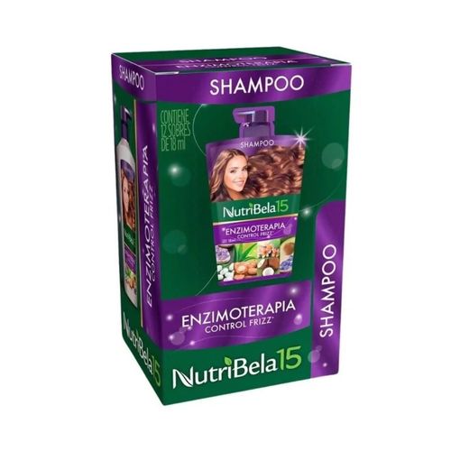 Shampoo Nutribela Enzimoterapia 12 Sachets 18 Ml Quala