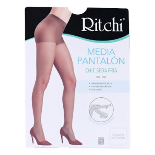 Media Pantalón Chic Seda Natural Talla L Ritchi