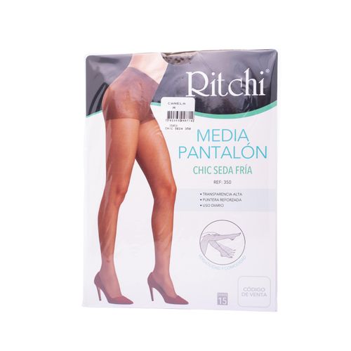 Media Pantalón Chic Seda Canela Talla M Ritchi