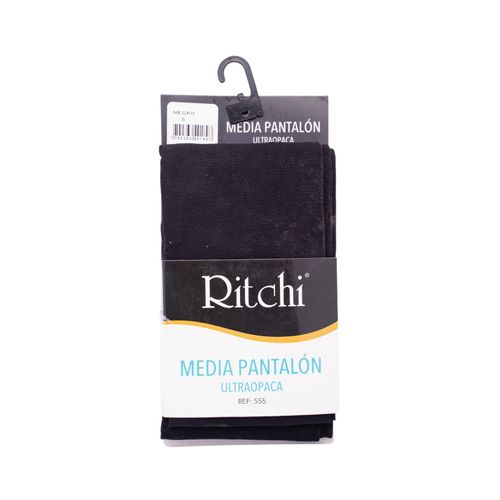 Media Pantalón Opaca 555 Negro Talla S Ritchi