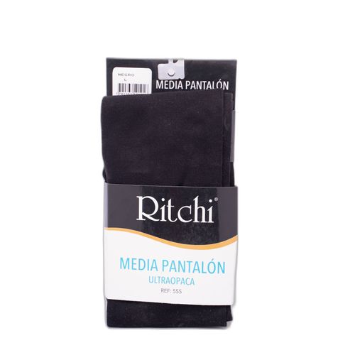Media Pantalón Opaca 555 Negro Talla L Ritchi