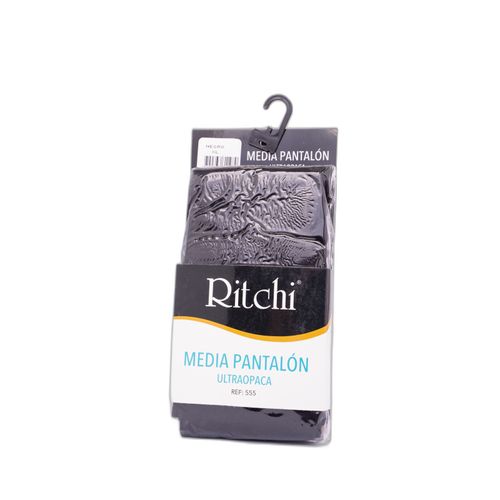 Media Pantalón Opaca 555 Negro Talla X Ritchi