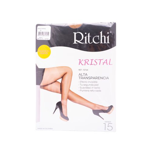 Media Pantalón Opaca Kristal Natural M Ritchi