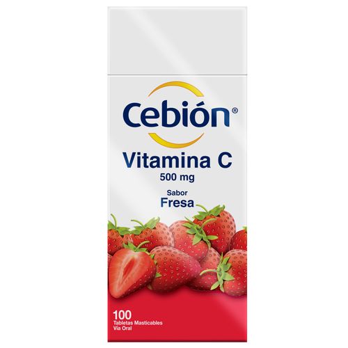 Cebion Fresa Caja X 100 Tabletas Masticable Procter