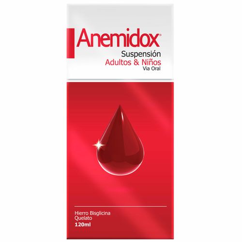 Anemidox Suspensión Oral Hierro Bisglicina Quelato 30 Mg/5Ml Frasco X Caja X 120 Ml Procter