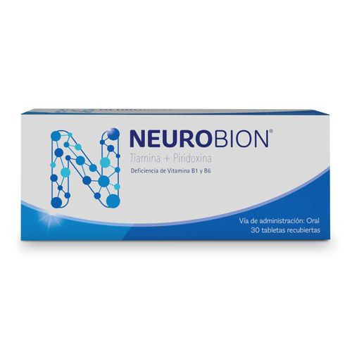 Neurobion 100 Mg Tableta Recubierta Caja X 30 Unidades Procter