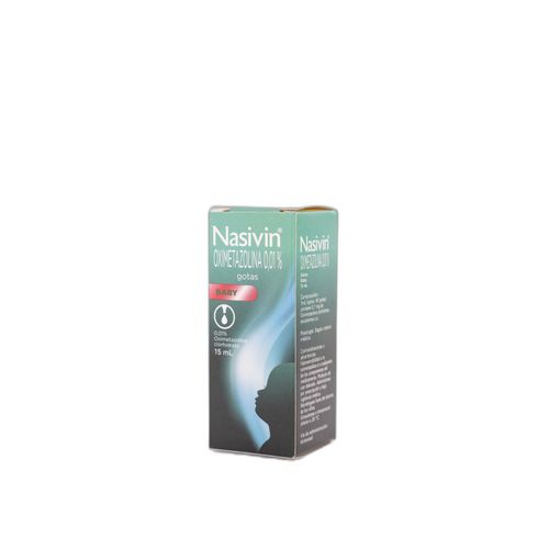 Nasivin Baby Solución Oral Oximetazolina 0.1 Mg Gotas Frasco X 15 Ml Procter