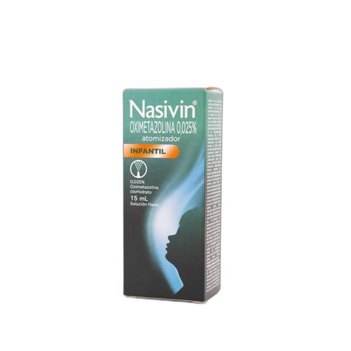 Nasivin Infantil Frasco X 15 Ml Solución Nasal Oximetazolina 0.25 Mg Procter