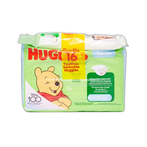 Pañal Huggies Act Sec Rn Paquete X 25 Unds