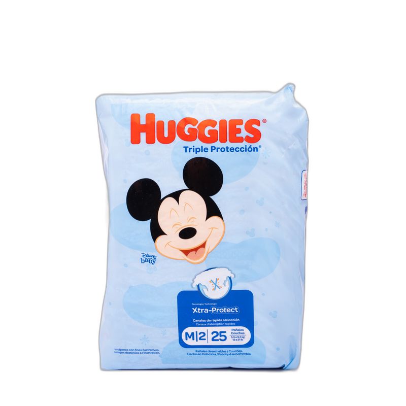 Huggies Triple Protección M 25 Unidades