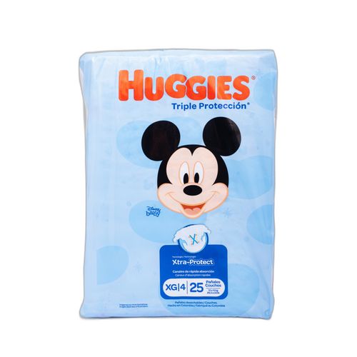 Pañal Huggies Triple Protección Talla Xg Etapa 4 Paquete X 25 Und