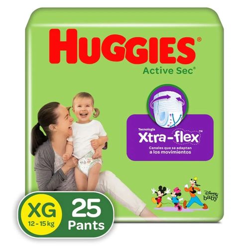 Pañal Huggies Ajuste Perfecto Etapa 4 Paquete X 25 Unds