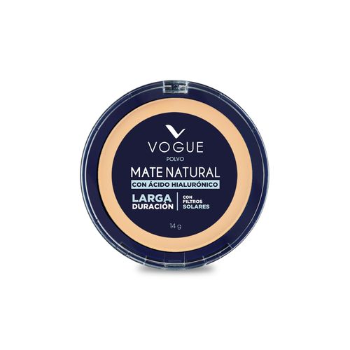Polvo Vogue Compacto Natural Durazno X 1