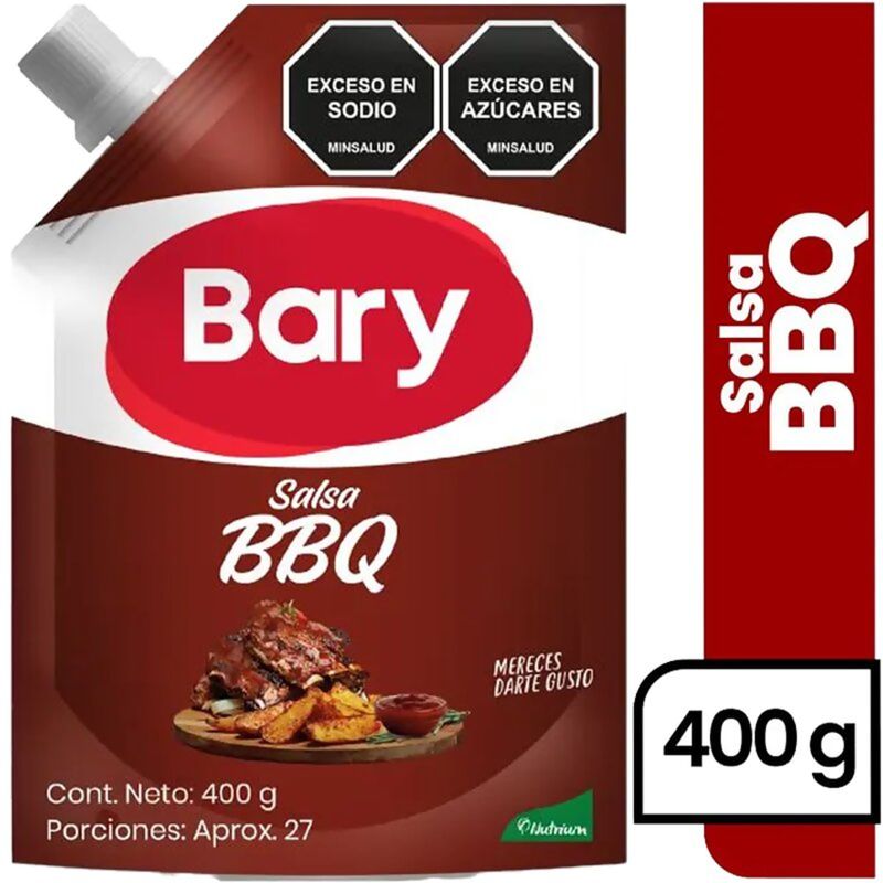 Salsa Bbq Doypack 400 Gr Con Valvula Bary