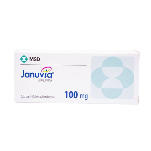Januvia Sitagliptina 100 Mg Caja X 14 Tabletas Frosst