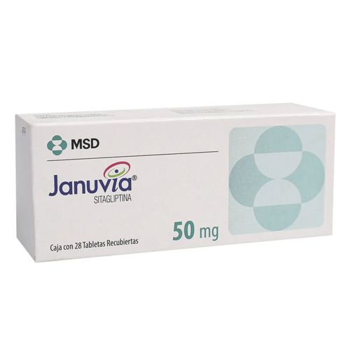 Januvia Sitagliptina 50 Mg Caja X 28 Tabletas Frosst