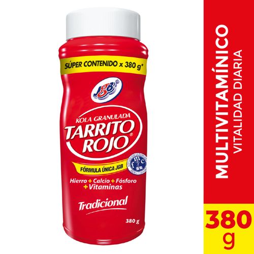 Tarrito Rojo Jgb Tradicional Supercontenido 380 Gr