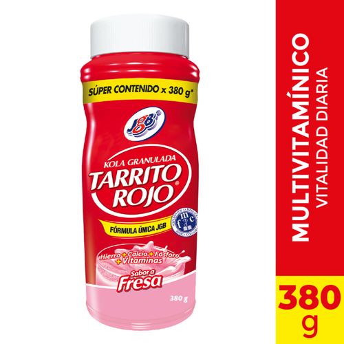 Tarrito Rojo Jgb Fresa Super Contenido 380 Gr