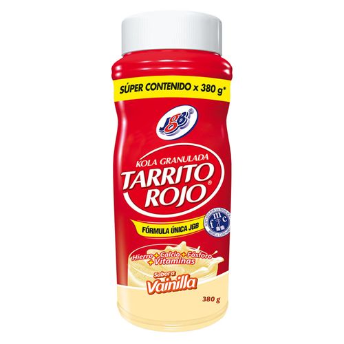 Tarrito Rojo Jgb Vainilla Super Contenido Al 380 Gr