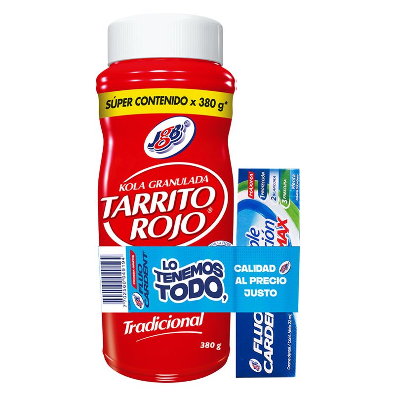 Tarrito Rojo JGB 380 g Más Crema 22 ml
