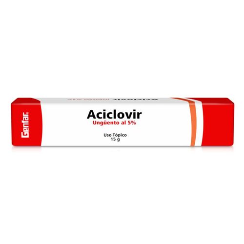 Aciclovir Ungüento 5% Tubo X 15 Gr Genfar