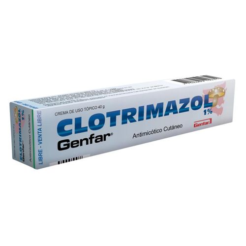 Clotrimazol 1% Crema Tópica Tubo X 40 Gr Genfar