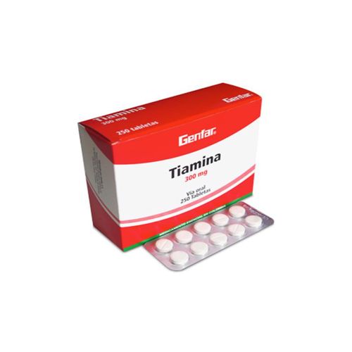Tiamina 300 Mg Caja X 250 Tabletas Genfar