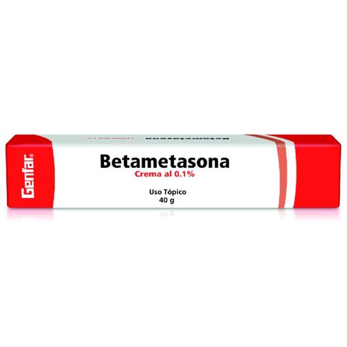 Betametasona 0.01 % Crema Tópica Tubo X 40 Gr Genfar