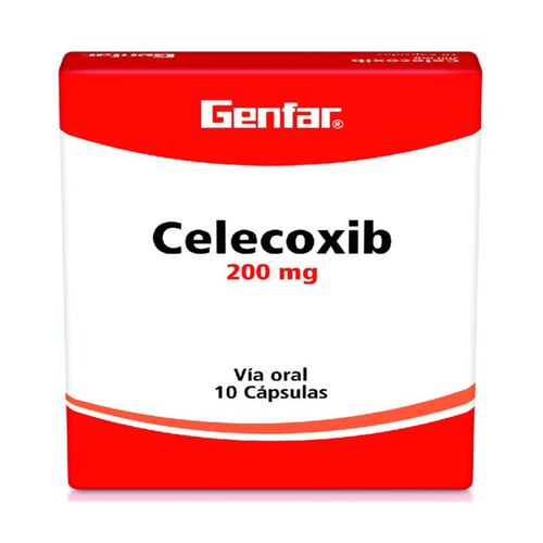 Celecoxib 200 Mg Caja X 10 Cápsulas Genfar