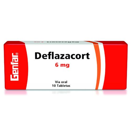 Deflazacort 6 Mg Caja X 10 Tabletas Genfar