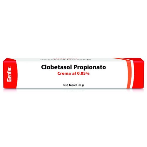Clobetasol 0.05 % Crema Tubo X 30 Gr Genfar