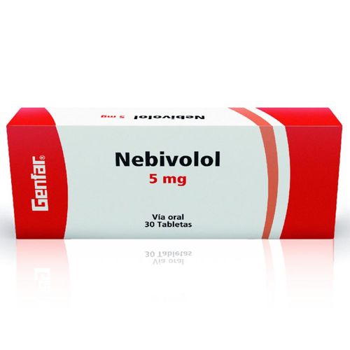 Nebivolol 5 Mg Caja X 30 Tabletas Genfar