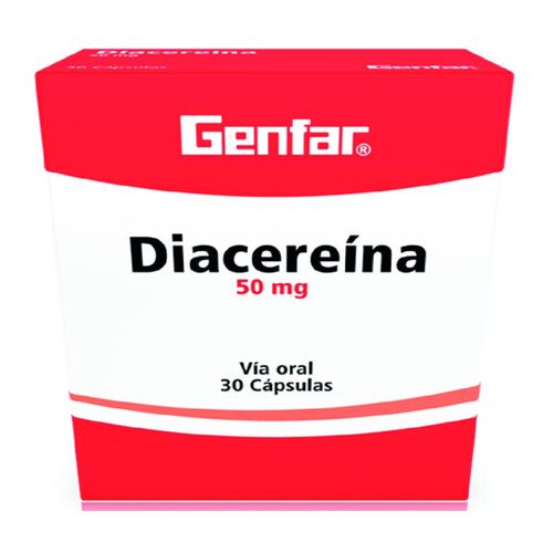Diacereina 50 Mg Caja X 30 Cápsulas Genfar