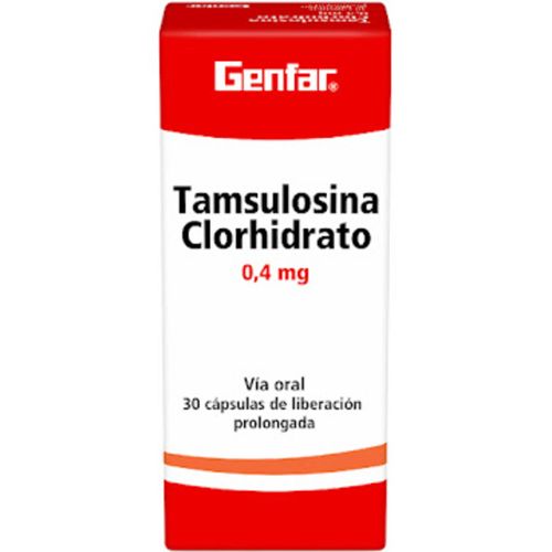 Tamsulosina 0,4 Mg Caja X 30 Cápsulas Genfar