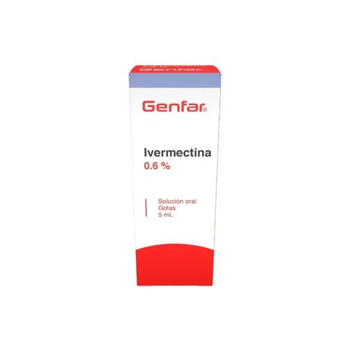 Ivermectina Gotas 0.6% Frasco X 5 Ml Genfar
