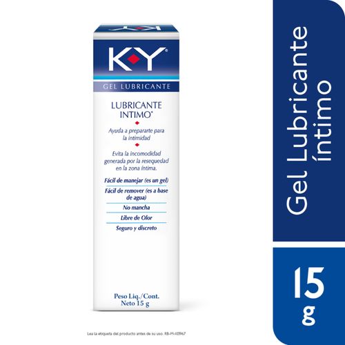 Lubricante K Y Gel Tubo X 15 Gr Rb Health