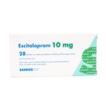Escitalopram 10 Mg Caja X 28 Tabletas Sandoz
