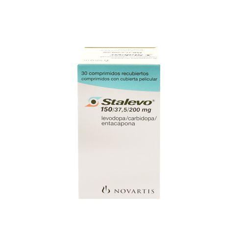 Stalevo Carbidopa 37.5Mg Entacapona 200Mg Levodopa 150Mg Caja X 30 Comprimidos Pharmalab