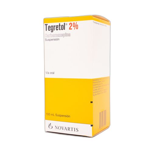 Tegretol Carbamazepina 100Mg/5Ml Frasco X 100 Suspensión Novartis