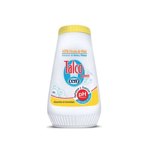 Talco Cero Bebés Frasco X 85 Gr