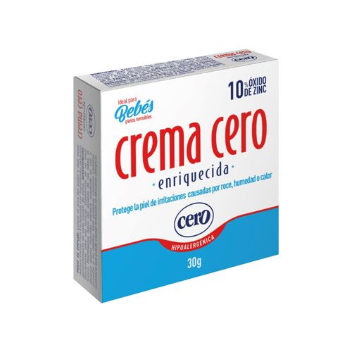 Crema Cero Enriquecida Caja X 30 Gr