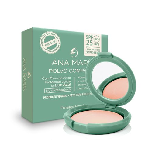 Polvo Compacto Ana María Spf 25 Natural 15 Gr