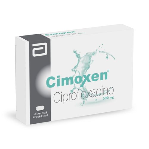Cimoxen Ciprofloxacina 500 Mg Caja X 10 Tabletas Lafrancol