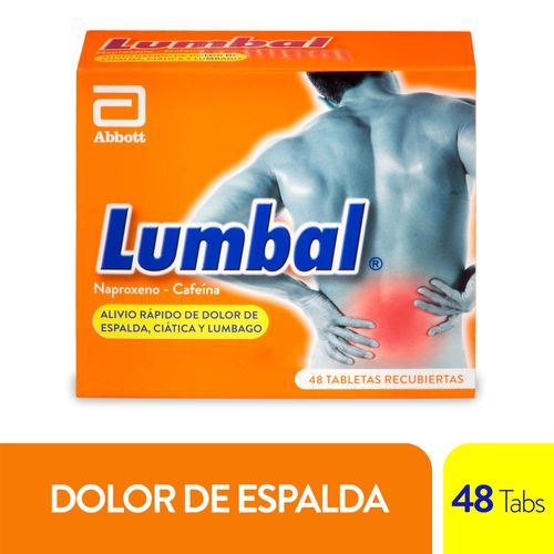 Lumbal Naproxeno Sódico 220 Mg Caja X 48 Tabletas Lafrancol
