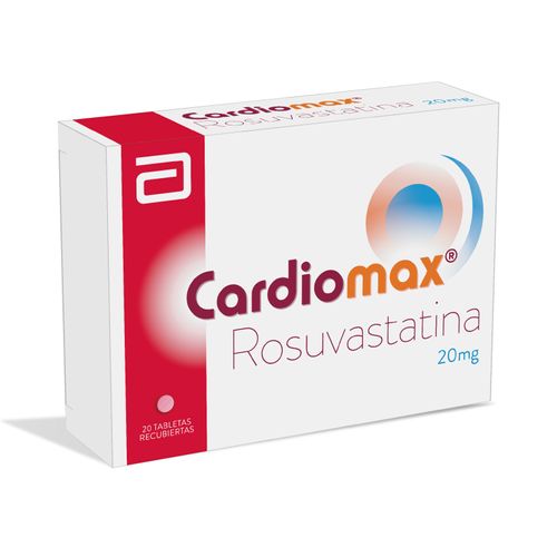 Cardiomax Rosuvastatina 20 Mg Caja X 20 Tabletas Lafrancol