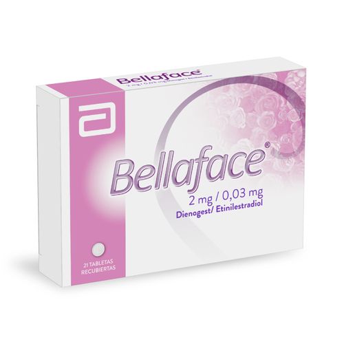 Bellaface Dienogest 2 Mg Etinilestradiol 0.03 Mg Caja X 21 Tabletas Lafrancol