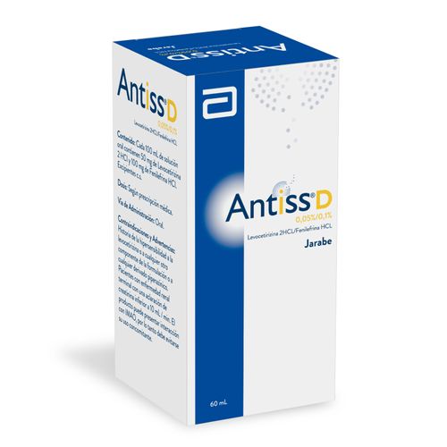 Antiss D Levocetiricina Frasco X 60 Ml Jarabe Lafrancol