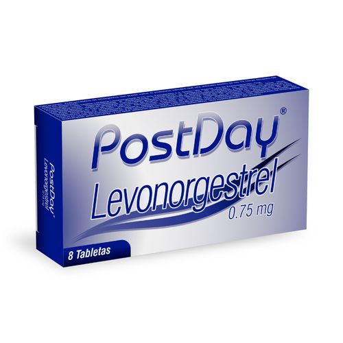 Postday Levonorgestrel 0.75 Mg Caja X 8 Tabletas Lafrancol